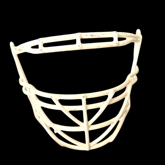 Riddell Custom Face Mask White for Full-Size Football Helmet Faceguard White Met - Picture 2 of 10